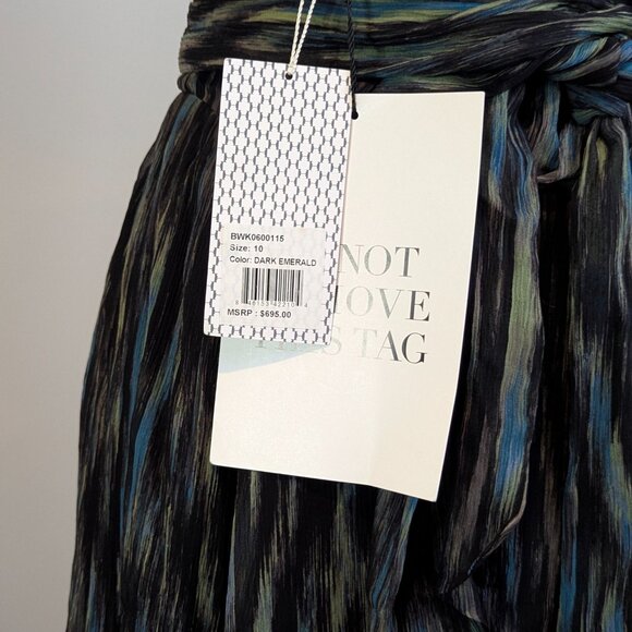 NWT 100% Silk New With Tags Gown Bohemian size 8 / 10 - Picture 3 of 15